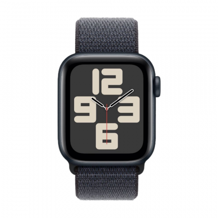 Apple Watch SE 2024 40mm Aluminium корпус ремешок Sport Loop, Ink