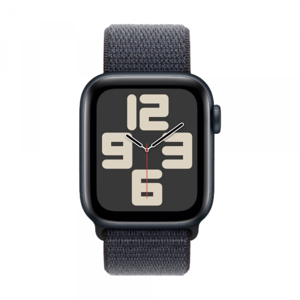 Apple Watch SE 2024 40mm Aluminium корпус ремешок Sport Loop, Ink