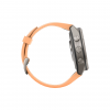 Часы Garmin Fenix 9 Pro - 43mm, inReach, Titanium with Shell Pink/Autumn Orange Silicone Band (010-04335-00)