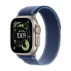 Apple Watch Ultra 3 Natural Titanium 49mm Trail Loop Blue/Bright Blue M/L