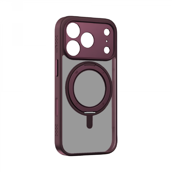 Чехол Momax Case Form Roller с MagSafe для iPhone 17 Bordeaux Red