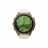 Часы Garmin Fenix 9 Pro - 43mm, No inReach, Autumn Gold Titanium with Cream/French Gray Silicone Band (010-04335-25)