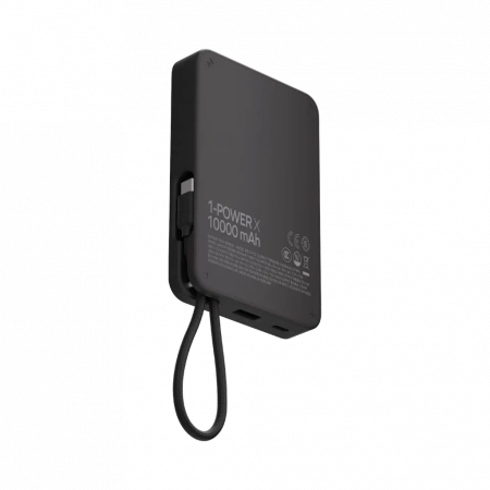 Портативное зарядное устройство Momax 1-Power X 10000mAh Black