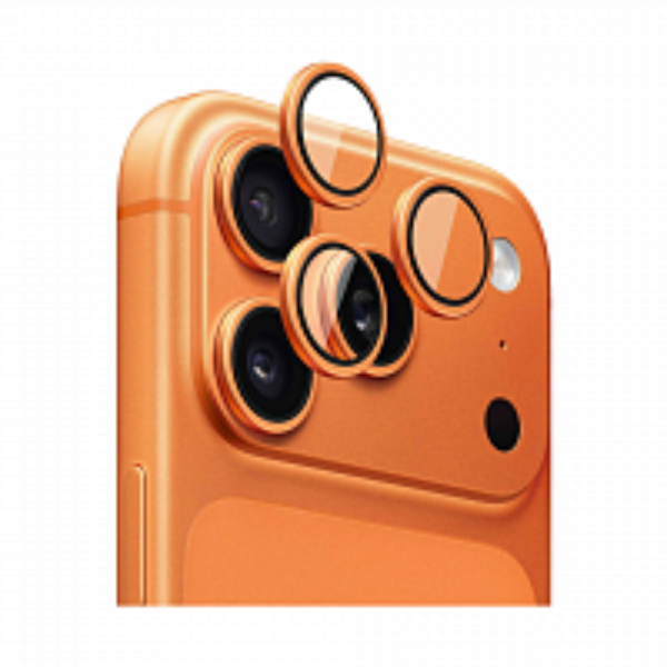 Индивидуальные защитные линзы на камеры для iPhone 17 Pro Cosmic Orange