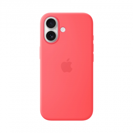 Чехол Apple Silicone Case Guava для iPhone 17 с MagSafe