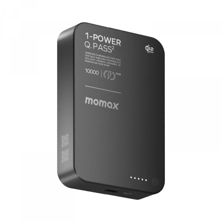 Портативное зарядное устройство на 25W Momax 1-Power IP168 Q.Pass² Qi 2