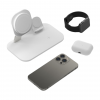 Беспроводная зарядная станция Momax Q.Mag Pro 3 в 1 (UD26 White)