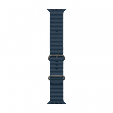 Apple Watch Ultra 2 Natural Titanium Ocean Band Blue