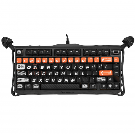 Беспроводная механическая клавиатура GravaStar Mercury K1 Pro Black (GS K1 Pro)