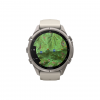 Часы Garmin Fenix 9 Pro - 43mm, inReach, Titanium with Fog Gray / Dark Sandstone Silicone Band (010-04335-80)