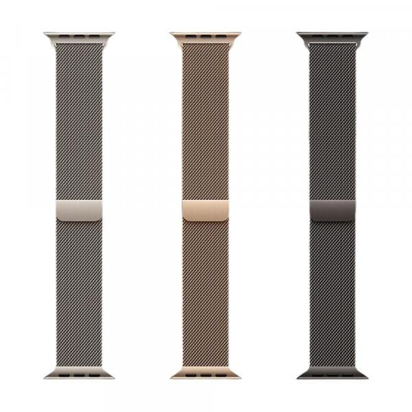 Apple Watch Series 11 46mm Slate ремешок Milanese Loop M/L