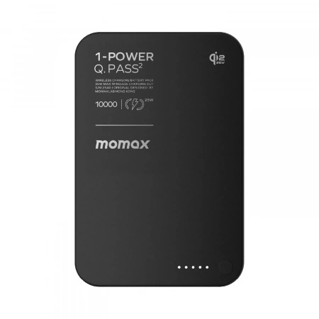 Портативное зарядное устройство Momax 1-Power Q.Pass² Qi 2.2
