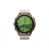 Часы Garmin Fenix 9 Pro - 43mm, inReach, Autumn Gold Titanium with Bone Leather Band (010-04335-40)