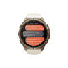 Часы Garmin Fenix 9 Pro - 43mm, inReach, Autumn Gold Titanium with Cream/French Gray Silicone Band (010-04335-20)