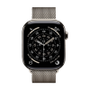 Apple Watch Series 11 46mm Natural Titanium ремешок Milanese Loop M/L