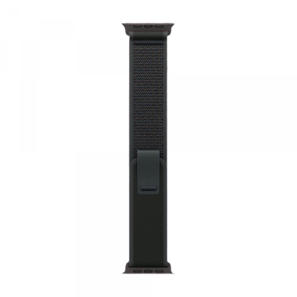 Apple Watch Ultra 2 Black Titanium Case, Trail Loop Black M/L