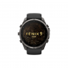 Часы Garmin Fenix 9 Pro - 47mm, inReach, Carbon Gray DLC Titanium with Black/Pebble Gray Silicone Band (010-04336-10)