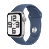 Apple Watch SE 2024 40mm Aluminium корпус ремешок Sport Band, Серебристый M/L
