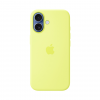 Чехол Apple Silicone Case для iPhone 17 с MagSafe. Цвет: Neon Yellow (желтый)