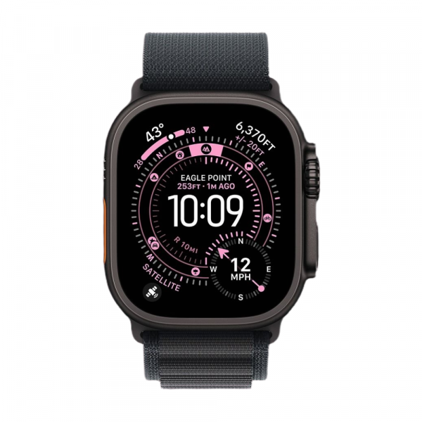 Apple Watch Ultra 3 Black Titanium 49mm Alpine Loop Black S