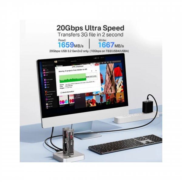 Двухотсечный дупликатор Acasis EC-6605Pro