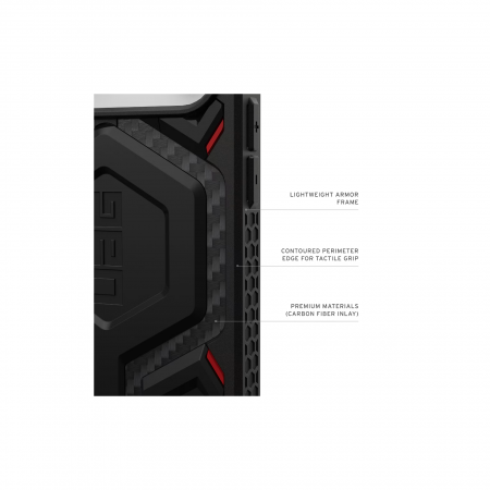 Противоударный чехол UAG Monarch Pro Case iPhone 17 Carbon