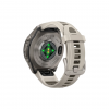 Часы Garmin Fenix 9 Pro - 43mm, No inReach, Titanium with Fog Gray/Dark Sandstone Silicone Band (010-04335-85)