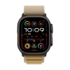 Apple Watch Ultra 2 Black Titanium Case, Alpine Loop Жёлтый L