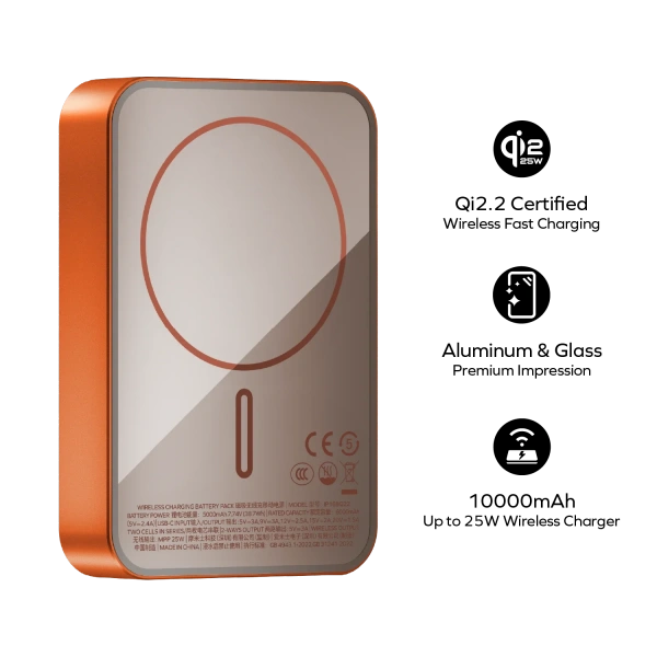 Портативное зарядное устройство Momax 1-Power Q.Pass² Qi 2.2