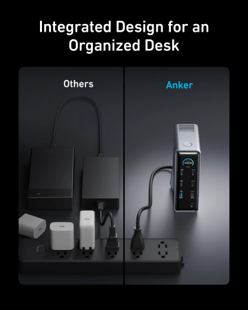 Зарядная станция Anker Prime 160W (A83B63A1)