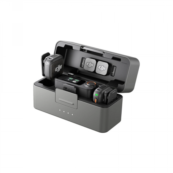 Петличный микрофон DJI Mic 3 (2 TX + 1 RX + Charging Case)