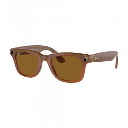 Умные очки Ray-Ban Meta Wayfarer, Поляризационные однотонные (RW4012 601 / Gen 2)