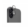 Индивидуальные защитные линзы на камеры для iPhone 17 Black