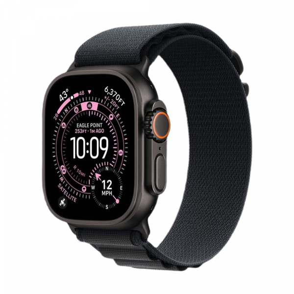 Apple Watch Ultra 3 Black Titanium 49mm Alpine Loop Black S