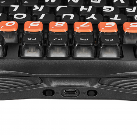 Беспроводная механическая клавиатура GravaStar Mercury K1 Pro Black (GS K1 Pro)