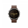 Часы Garmin Fenix 9 PRO INREACH, 47 мм, AMOLED, Sapphire Titanium with Walnut Leather Band (010-04336-40)