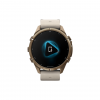 Часы Garmin Fenix 9 Pro - 43mm, inReach, Autumn Gold Titanium with Bone Leather Band (010-04335-40)