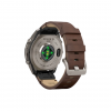Часы Garmin Fenix 9 PRO INREACH, 47 мм, AMOLED, Sapphire Titanium with Walnut Leather Band (010-04336-40)