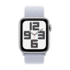 Apple Watch SE 2024 44mm Aluminium корпус ремешок Sport Loop, Blue cloud