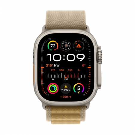 Apple Watch Ultra 2 Natural Titanium Alpine Желтый S