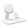 Беспроводная зарядная станция Momax Q.Mag Pro 3 в 1 (UD26 White)