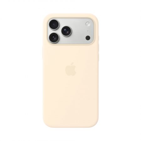 Чехол Apple Silicone Case Vanilla для iPhone 17 с MagSafe