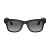 Умные очки Ray-Ban Meta Wayfarer. Матовый черный / Прозрачный серый. Поляризационный градиент.