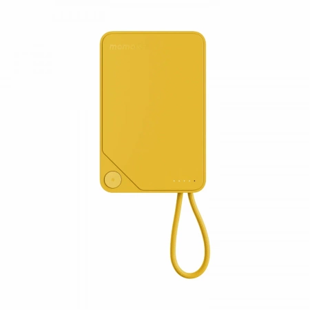 Портативное зарядное устройство Momax 1-Power X 10000mAh Yellow