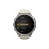 Часы Garmin Fenix 9 Pro - 43mm, inReach, Titanium with Fog Gray / Dark Sandstone Silicone Band (010-04335-80)