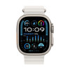 Apple Watch Ultra 2 Natural Titanium Ocean Band White