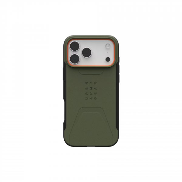 Защитный чехол UAG Civilian iPhone 17 Case Olive / Orange