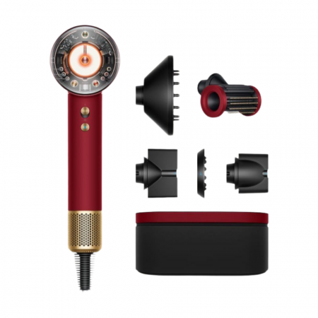Фен Dyson Supersonic Nural HD16 Straight+Wavy (Red Velvet/Gold)