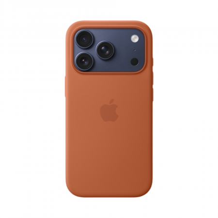 Чехол Apple Silicone Case для iPhone 17 Pro с MagSafe. Цвет: Terra Cotta