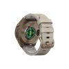 Часы Garmin Fenix 9 Pro - 43mm, inReach, Autumn Gold Titanium with Bone Leather Band (010-04335-40)